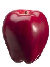 3"Artificial Burgundy/Red Apple