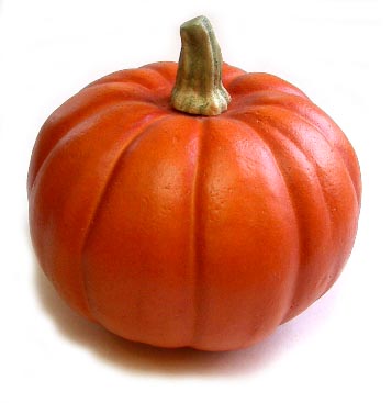6" Deep Orange Pumpkin