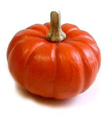 3.25" Deep Orange Pumpkin