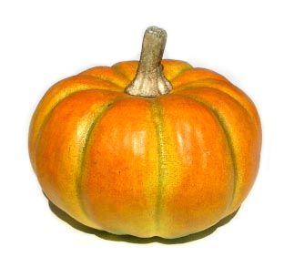 3.25" Light Orange Pumpkin