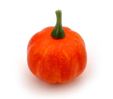 1.5" Mini Orange Pumpkin